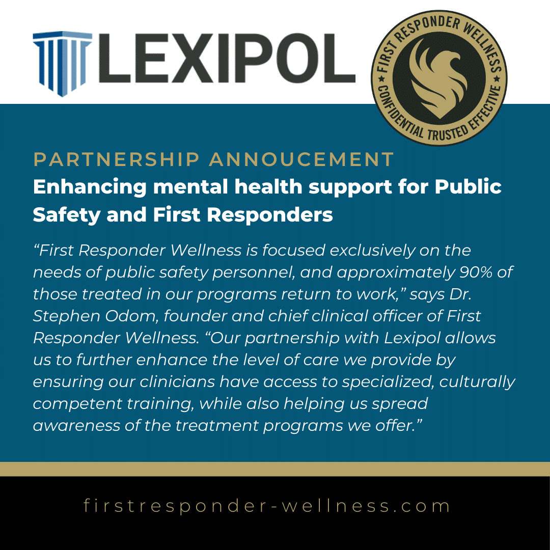 Lexipol Icon Lexipol and First Responder Wellness Partnership Announcement